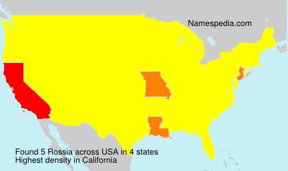 Surname Rossia in USA Surname Rossia in USA