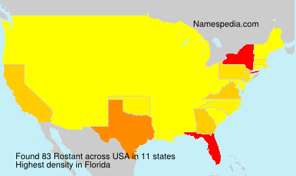 Surname Rostant in USA Surname Rostant in USA