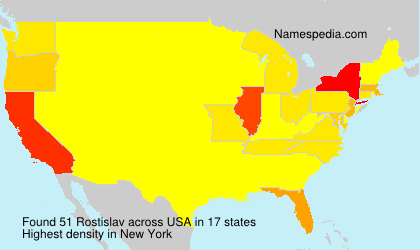 Surname Rostislav in USA Surname Rostislav in USA