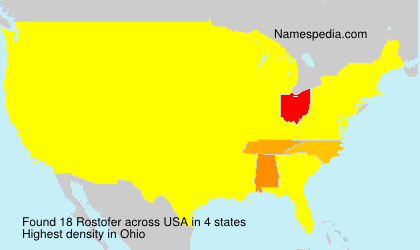 Surname Rostofer in USA Surname Rostofer in USA