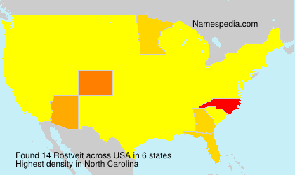 Surname Rostveit in USA Surname Rostveit in USA