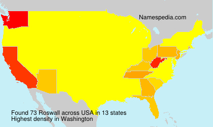 Surname Roswall in USA Surname Roswall in USA