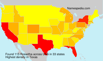 Familiennamen Roswitha - USA
