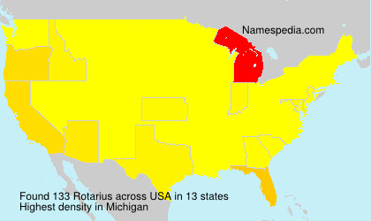 Surname Rotarius in USA Surname Rotarius in USA