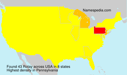 Surname Rotay in USA Surname Rotay in USA