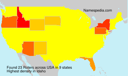 Surname Roters in USA Surname Roters in USA