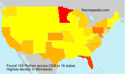 Surname Rothen in USA Surname Rothen in USA