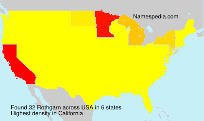Surname Rothgarn in USA Surname Rothgarn in USA