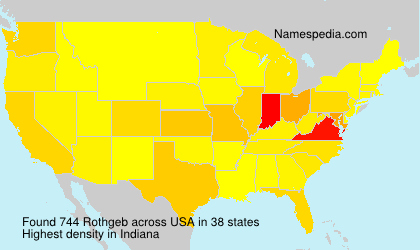 Surname Rothgeb in USA Surname Rothgeb in USA
