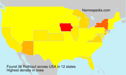 Surname Rothlauf in USA Surname Rothlauf in USA