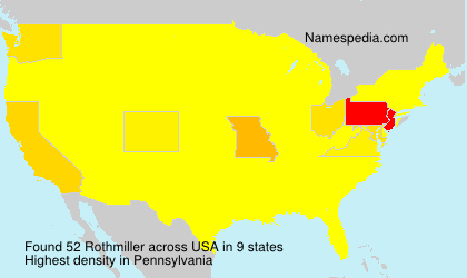 Surname Rothmiller in USA Surname Rothmiller in USA