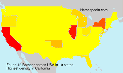 Surname Rothner in USA Surname Rothner in USA