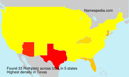 Surname Rothpletz in USA Surname Rothpletz in USA