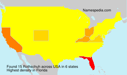 Surname Rothschuh in USA Surname Rothschuh in USA