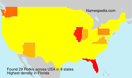 Surname Rotkis in USA Surname Rotkis in USA