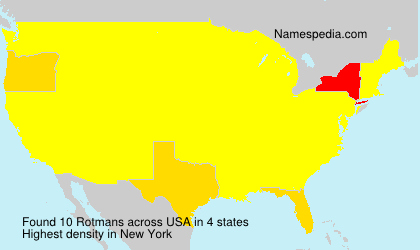Surname Rotmans in USA Surname Rotmans in USA