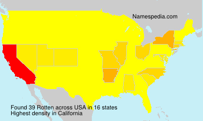 Surname Rotten in USA Surname Rotten in USA