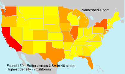Surname Rotter in USA Surname Rotter in USA