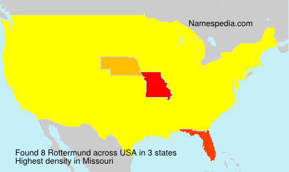 Surname Rottermund in USA Surname Rottermund in USA