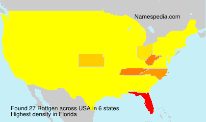 Surname Rottgen in USA Surname Rottgen in USA