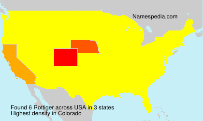 Surname Rottiger in USA Surname Rottiger in USA
