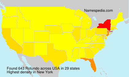 Surname Rotundo in USA Surname Rotundo in USA