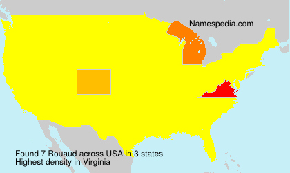 Surname Rouaud in USA Surname Rouaud in USA