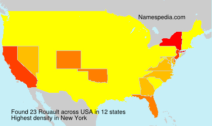 Surname Rouault in USA Surname Rouault in USA