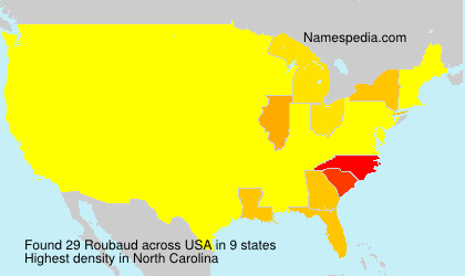 Surname Roubaud in USA Surname Roubaud in USA