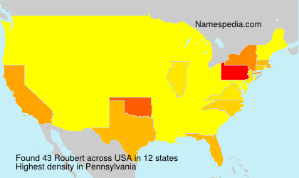 Surname Roubert in USA Surname Roubert in USA