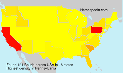 Surname Rouda in USA Surname Rouda in USA