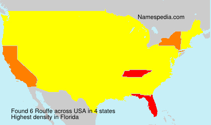 Surname Rouffe in USA Surname Rouffe in USA