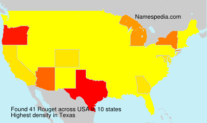 Surname Rouget in USA Surname Rouget in USA