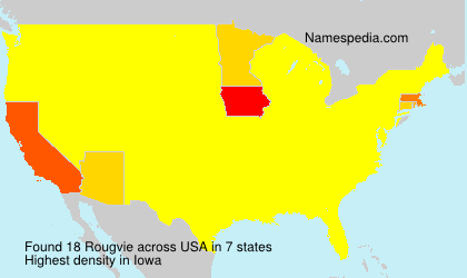 Surname Rougvie in USA