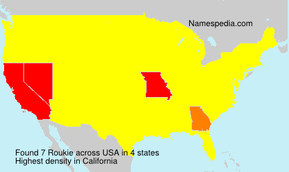 Surname Roukie in USA Surname Roukie in USA