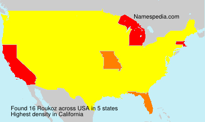 Surname Roukoz in USA Surname Roukoz in USA