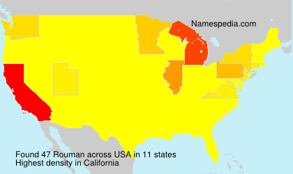 Surname Rouman in USA Surname Rouman in USA