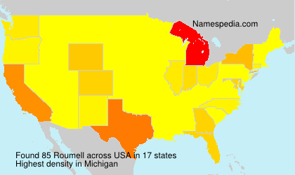 Surname Roumell in USA Surname Roumell in USA