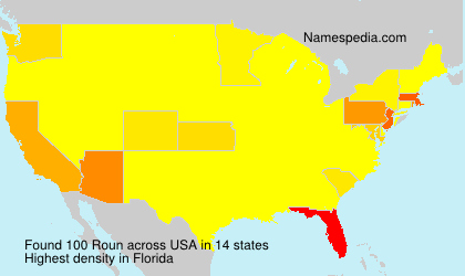 Surname Roun in USA Surname Roun in USA