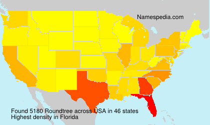 Surname Roundtree in USA Surname Roundtree in USA
