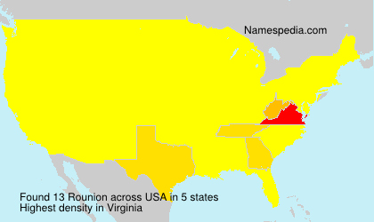 Surname Rounion in USA Surname Rounion in USA