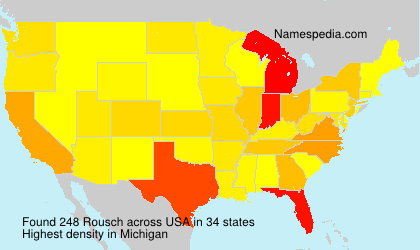 Surname Rousch in USA Surname Rousch in USA