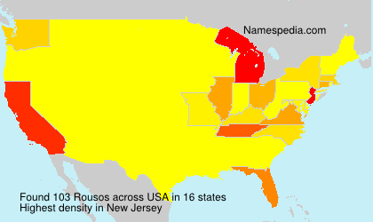 Surname Rousos in USA Surname Rousos in USA