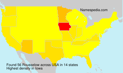 Surname Rousselow in USA Surname Rousselow in USA