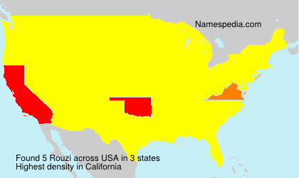 Surname Rouzi in USA Surname Rouzi in USA