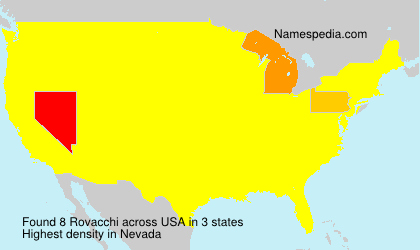 Surname Rovacchi in USA Surname Rovacchi in USA