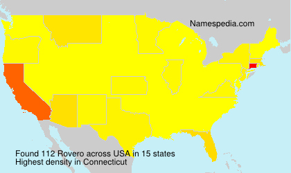 Surname Rovero in USA