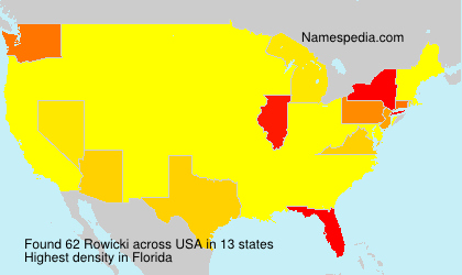 Surname Rowicki in USA Surname Rowicki in USA