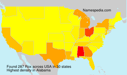 Surname Rox in USA Surname Rox in USA