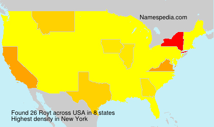 Surname Royt in USA Surname Royt in USA